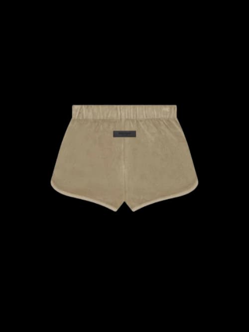Fear of God Essentials Women's Velour Beach Short Oak