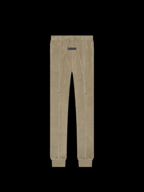 Fear of God Essentials Women's Velour Pant Oak