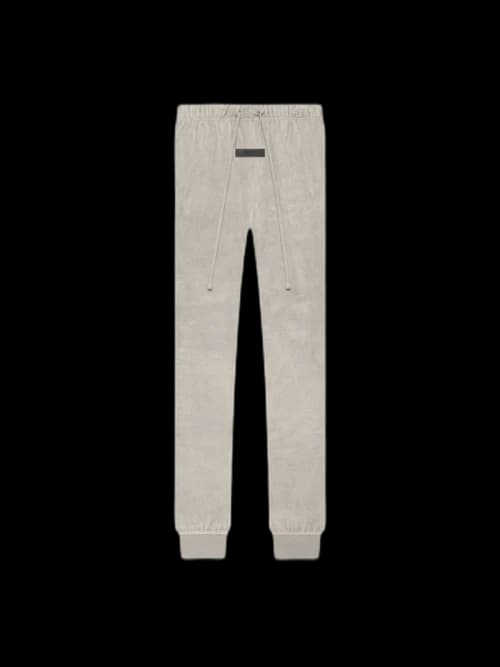 Fear of God Essentials Women's Velour Pant Smoke