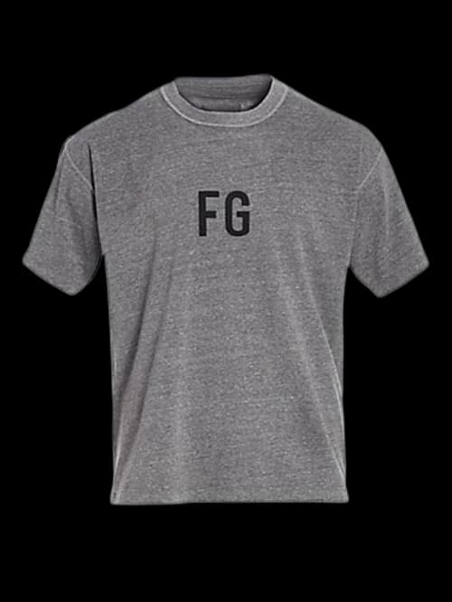FEAR OF GOD FG' Logo T-shirt Grey/Black