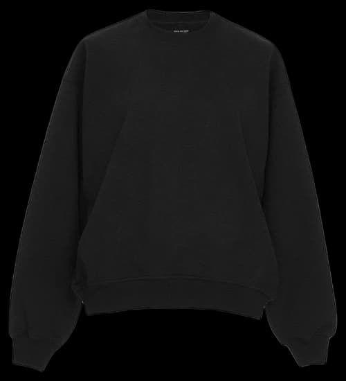 FEAR OF GOD Heavy Terry Crewneck Sweatshirt Black