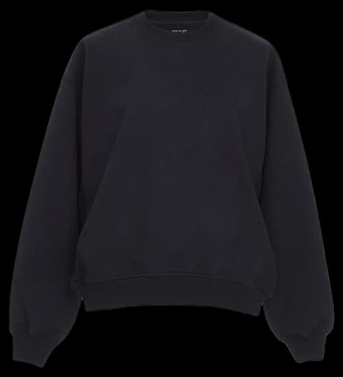 FEAR OF GOD Heavy Terry Crewneck Sweatshirt Navy