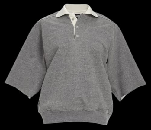 FEAR OF GOD Heavy Terry Polo Grey