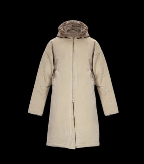 FEAR OF GOD Hooded Heavy Canvas Deck Coat Khaki