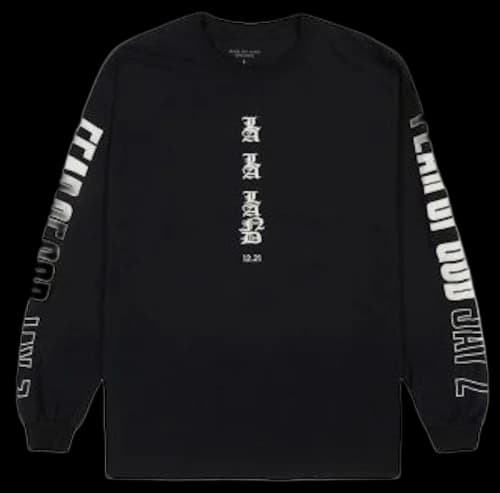 FEAR OF GOD Jay-Z Longsleeve T-shirt Black