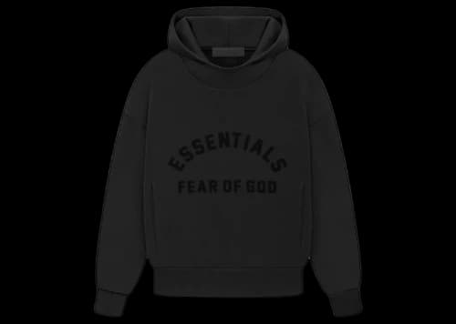 Fear of God Essentials Kids Hoodie Black