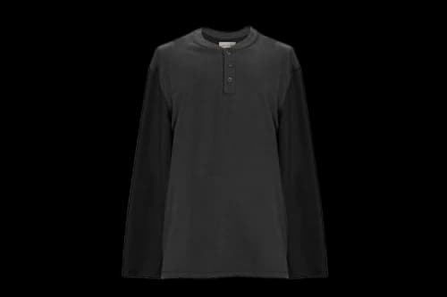 FEAR OF GOD L/S Henley T-shirt Black