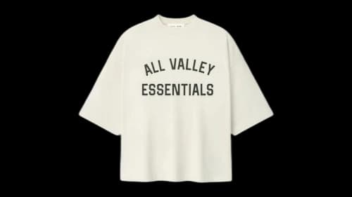 Fear of God Merch Boxy Fit T-shirt Ivory