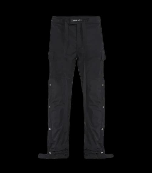 FEAR OF GOD Nylon Cargo Snap Pants Black