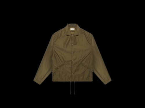 FEAR OF GOD Nylon Coaches Jacket Olive Green