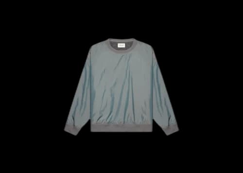 FEAR OF GOD Nylon Crewneck Grey Iridescent