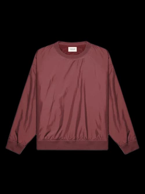 FEAR OF GOD Nylon Crewneck Sweatshirt Merlot