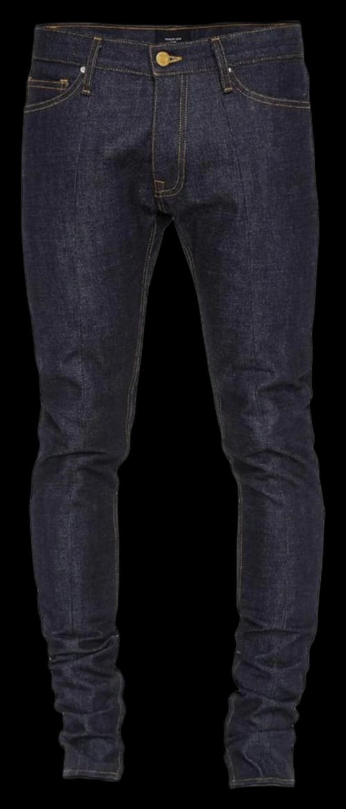 FEAR OF GOD Selvedge Raw Paneled Denim Jeans Indigo