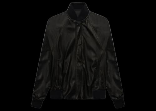 Fear of God Seventh Collection Leather Bomber Black