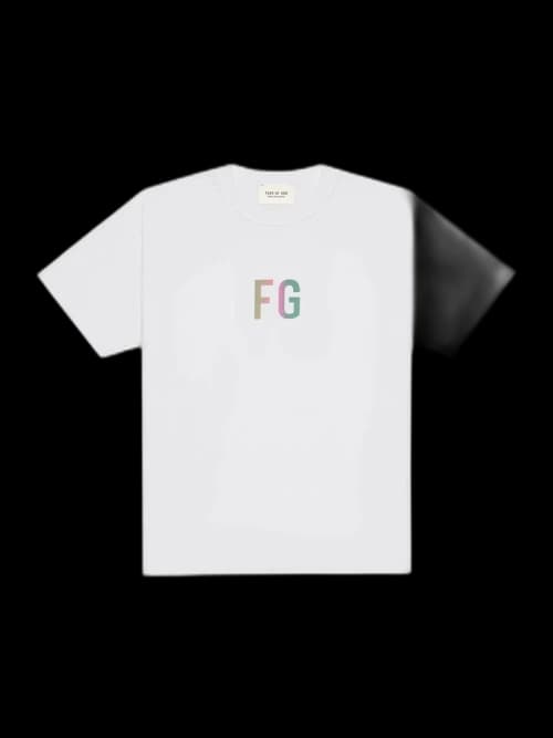 FEAR OF GOD Short Sleeve 'FG' 3M Tee White