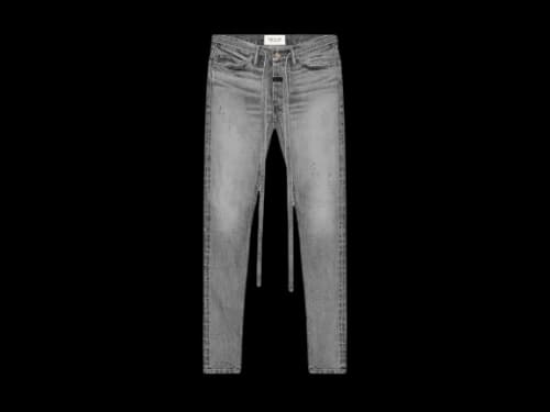 FEAR OF GOD Slim Denim Jeans God Grey