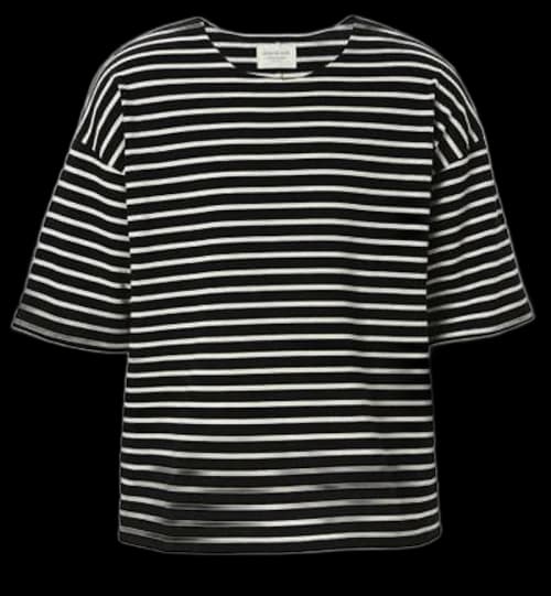 FEAR OF GOD Striped Crew T-shirt Black Stripe