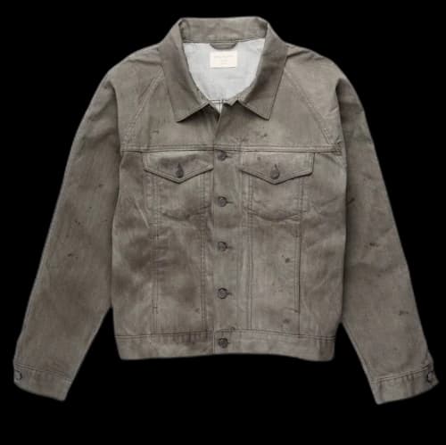 FEAR OF GOD Union Raglan Denim Jacket Grey