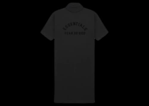 Fear of God Women's Essentials 3/4 Sleeve Dress Black