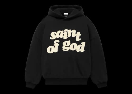 Fear of God x Saint Mxxxxxx Saint of God Hoodie Black