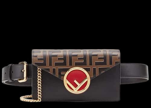 Fendi Belt Bag FF Black