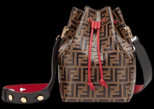 Fendi Mon Tresor Embossed FF Brown