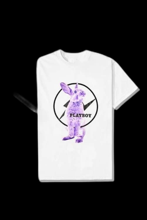 Fragment Meets Playboy Purple Bunny Tee White