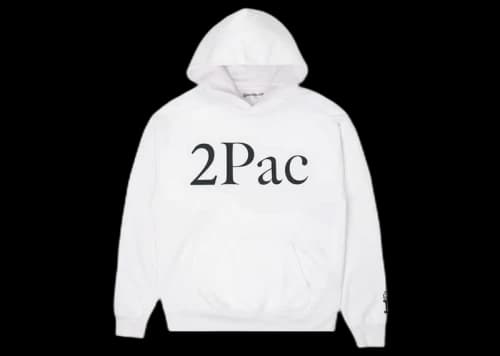 Fragment x Interscope x 2Pac Hoodie White