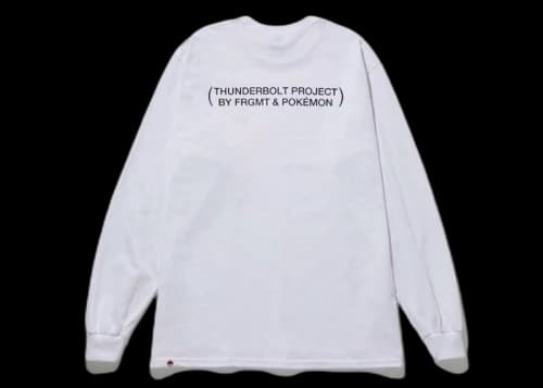 Fragment x Pokemon INN Thunderbolt Project L/S Tee White
