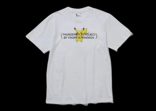 Fragment x Pokemon Thunderbolt Project Pikachu Tee White