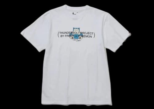 Fragment x Pokemon Thunderbolt Project Snorlax Tee White