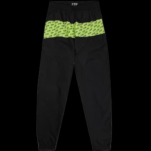 FTP Allover Panel Track Pant Black
