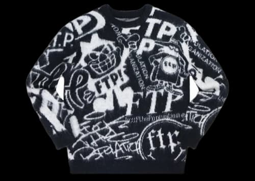 FTP Archive Mohair Sweater Black