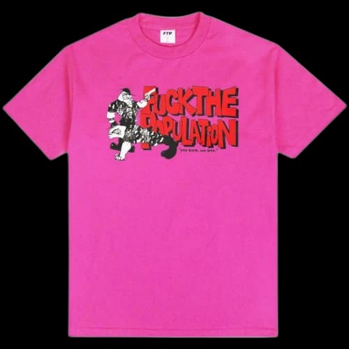FTP Bark Tee Hot Pink