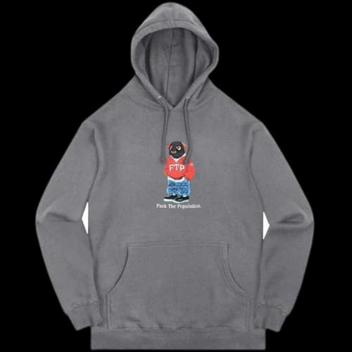 FTP Bear Pullover Charcoal