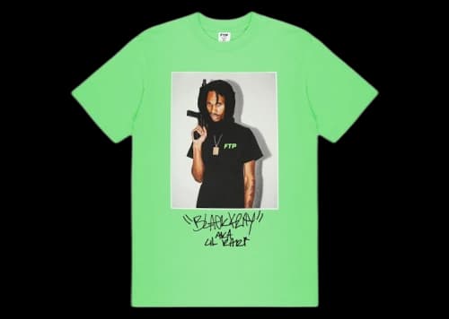 FTP Black Kray Photo Tee Glime