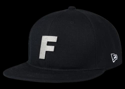FTP Bling F Logo Fitted Hat Black