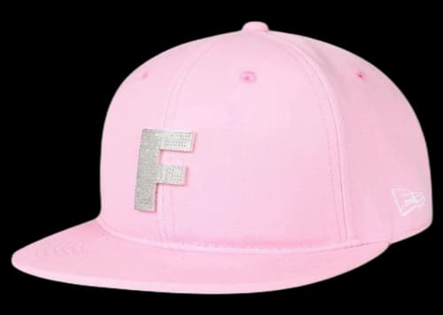 FTP Bling F Logo Fitted Hat Pink
