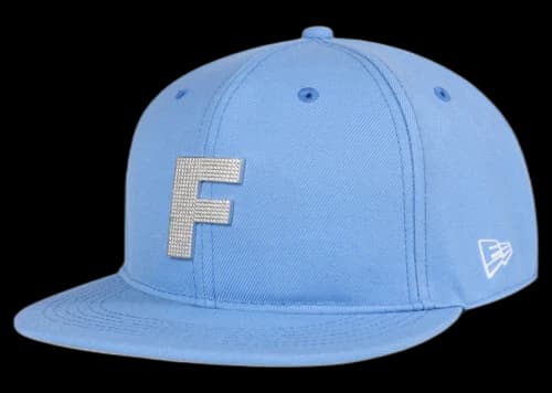 FTP Bling F Logo Fitted Hat Sky Blue