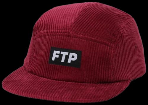 FTP Corduroy Camp Hat Burgundy