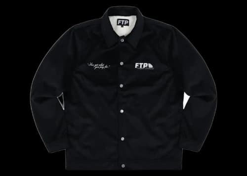 FTP Diamond Dealer Coaches Jacket Black