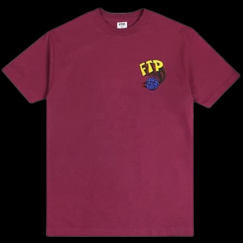 FTP Domination Tee Burgundy