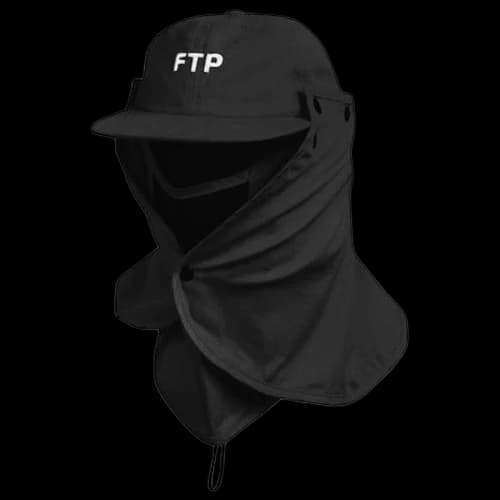 FTP Facemask Logo Hat Black