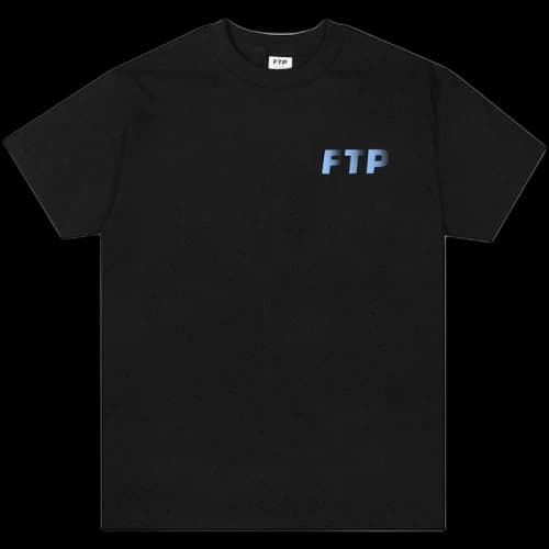 FTP Gradient Logo Tee Black