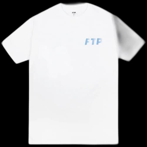 FTP Gradient Logo Tee White