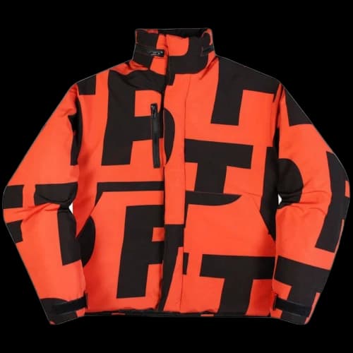 FTP Jumbo Puffer Jacket Orange
