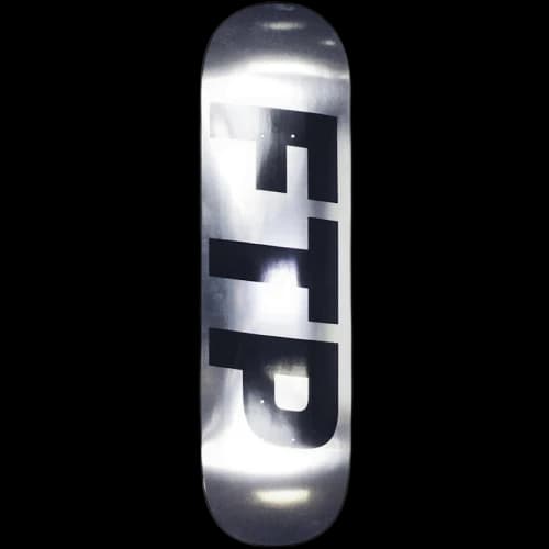 FTP Logo Skateboard Deck Chrome