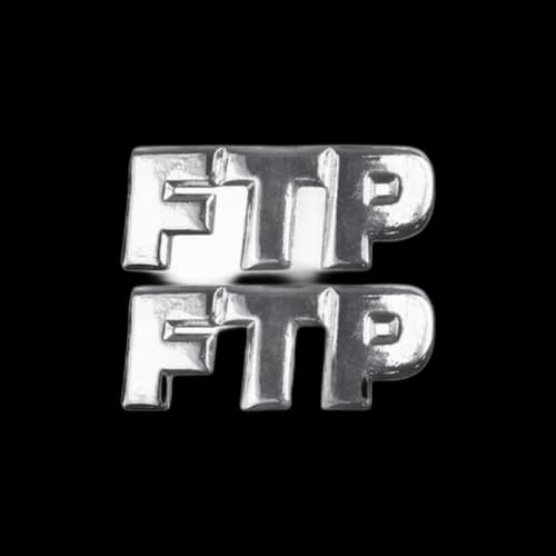 FTP Logo Lace Charm Silver
