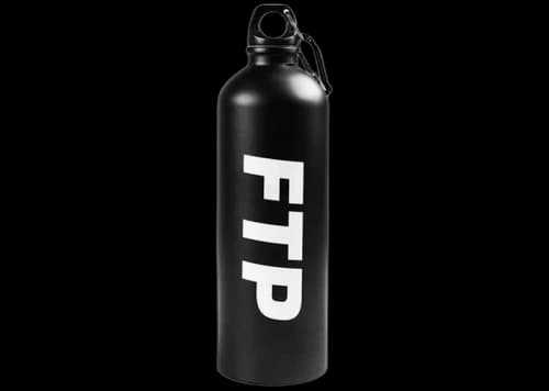 FTP Logo Water Bottle Black/White