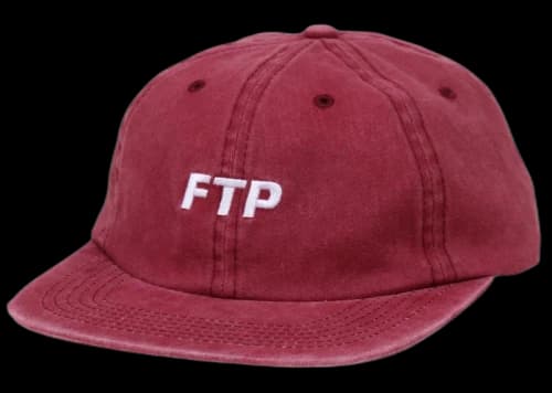 FTP Overdyed Logo 6-Panel Burgundy